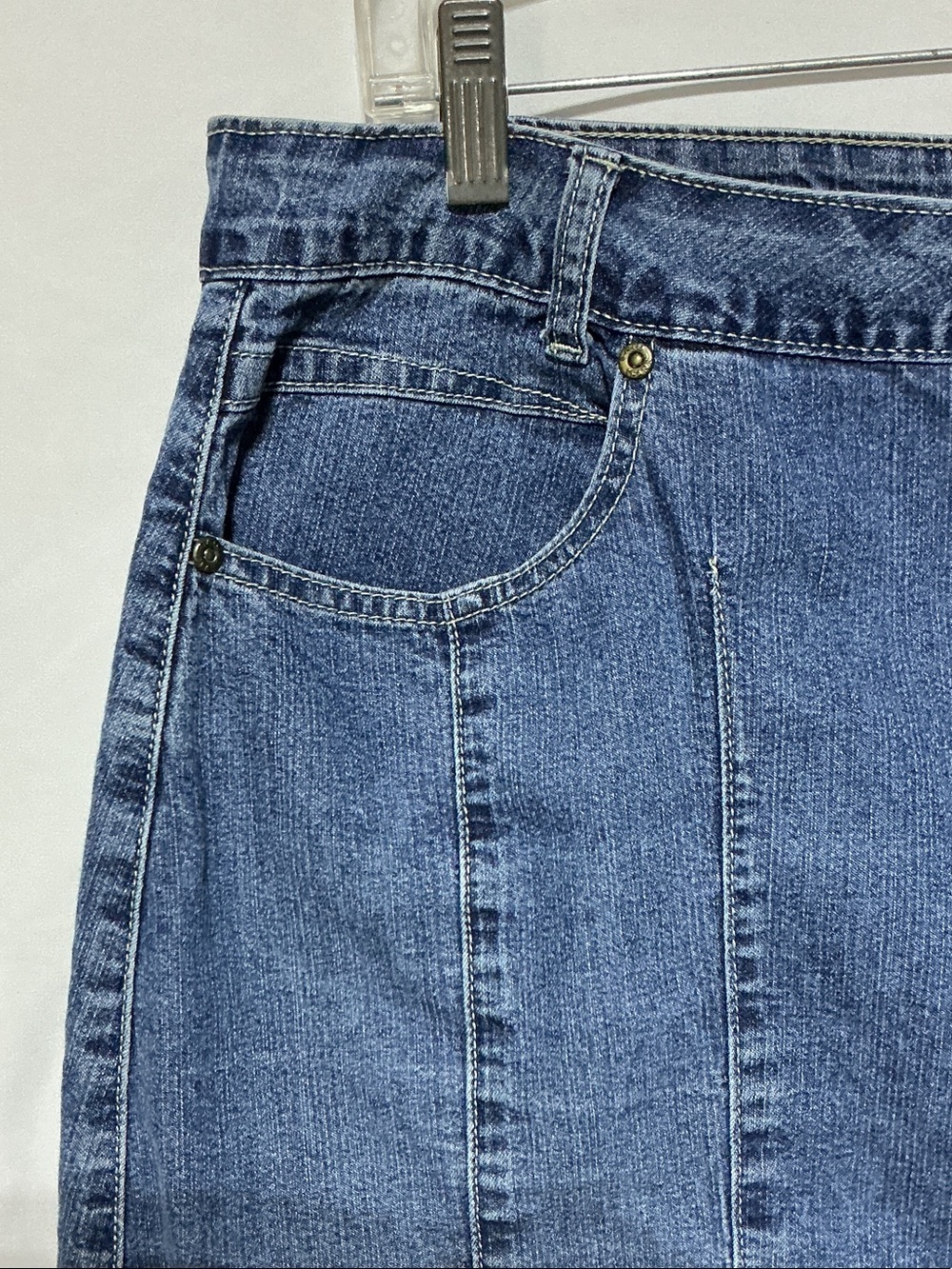 Cato Women’s Denim A-Line Skirt Sz 16 - Picture 3 of 5